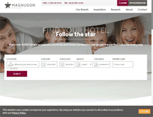 Tablet Screenshot of magnusonhotels.com